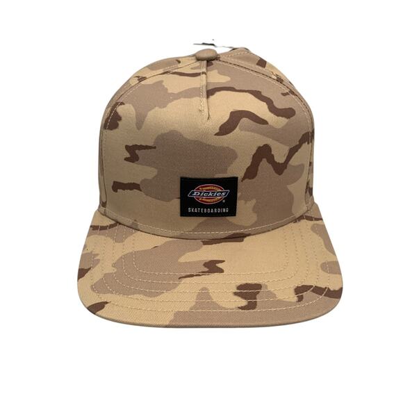 Dickies Skateboarding Mid Pro Adjustable Snapback Desert Camo Men's Cap Hat New - Picture 1 of 10